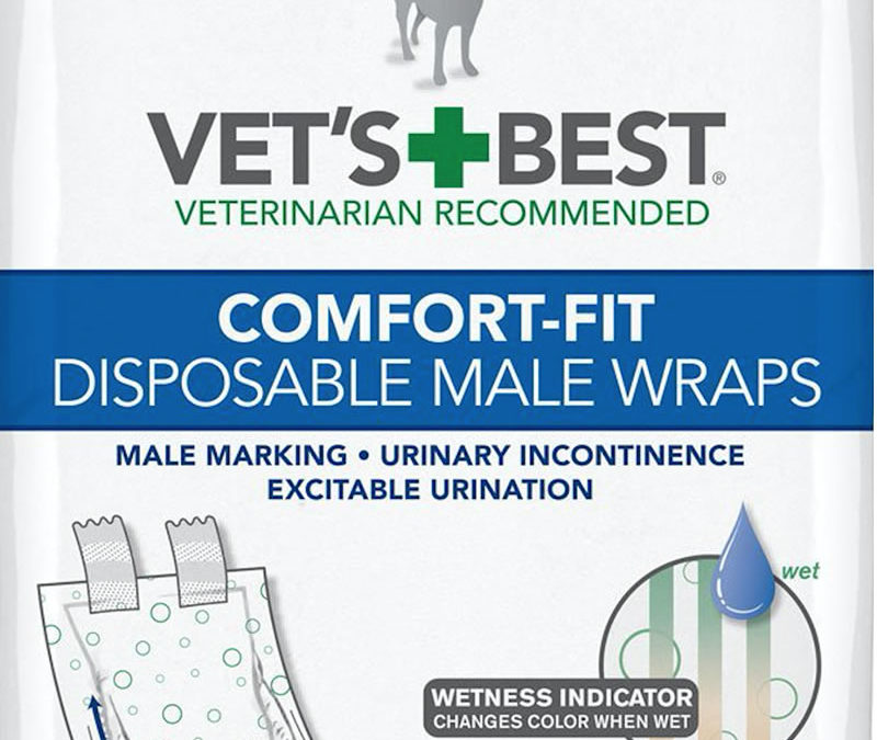 Vet’s Best Comfort Fit Dog Diapers – #1 Best Seller