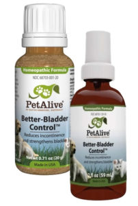 When your beloved pet canine or feline is suffering from incontinence problems, it can cause terrible inconveniences to your family. The best thing to do, without having to see a doctor or use prescription medication is PetAlive’s Better Bladder Control – a homeopathic formula that temporarily relieves symptoms of incontinence.